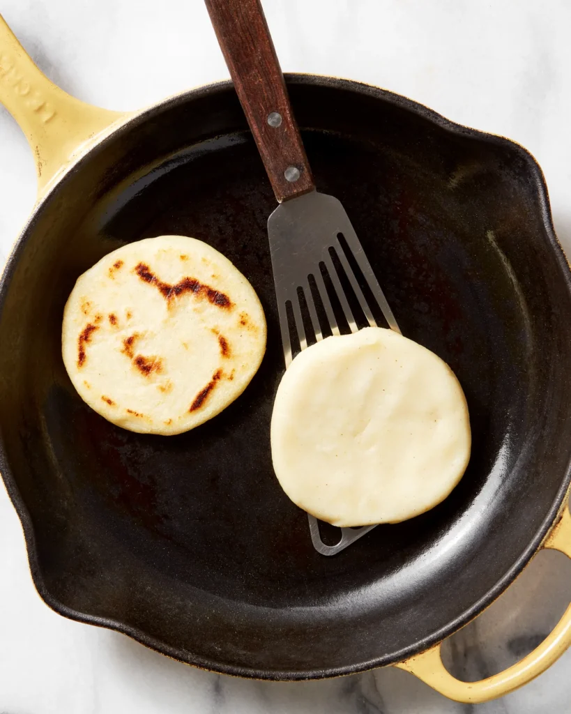 Cook the Arepas