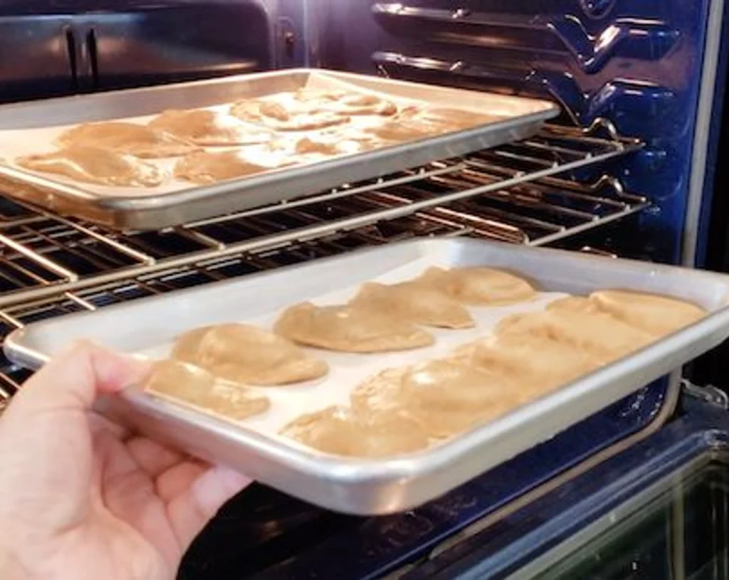 Baked empanadas in the oven