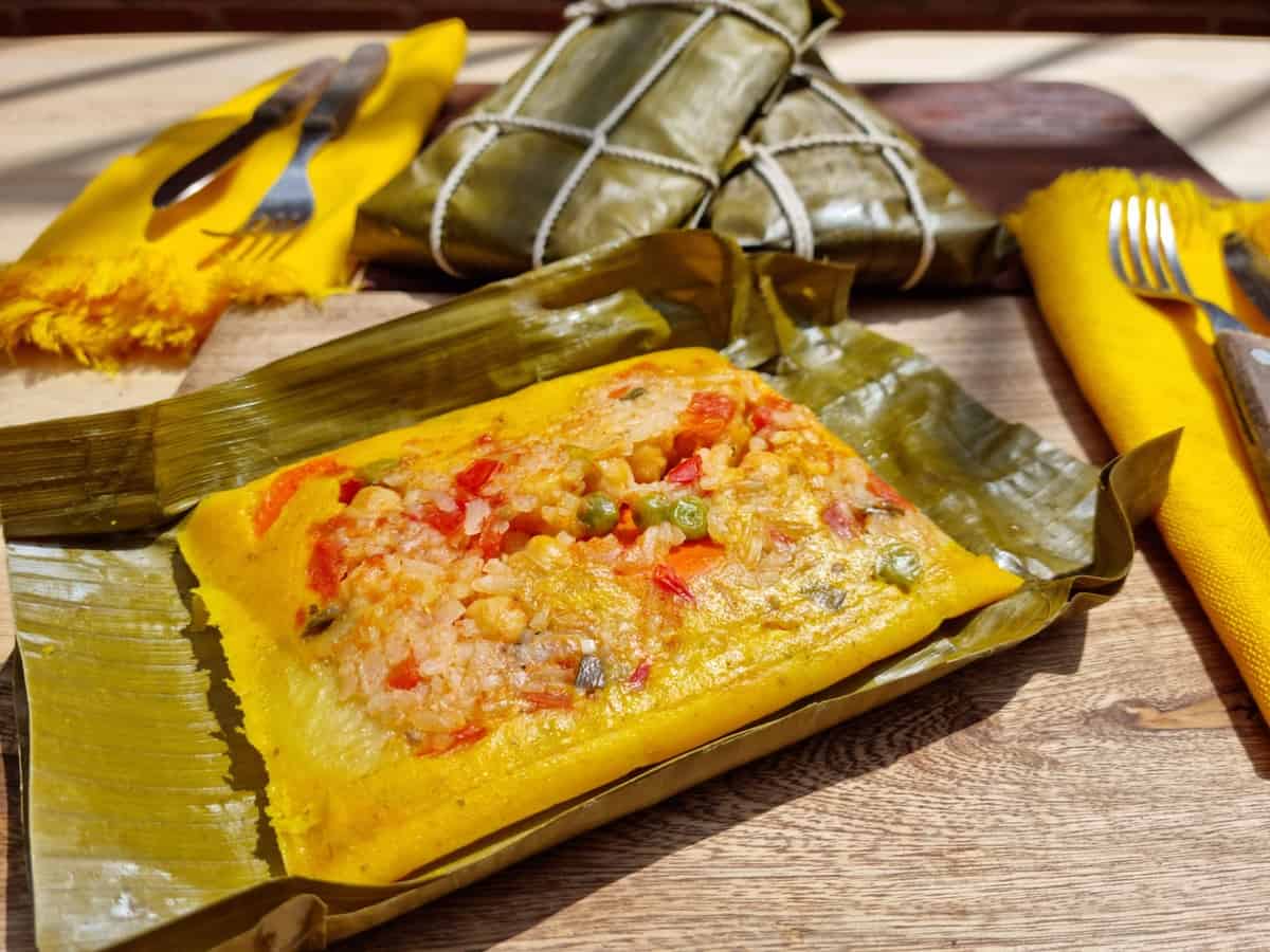 Colombian Vegan Tamales