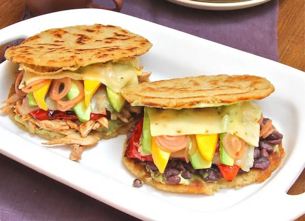 Vegetarian Arepas Rellenas