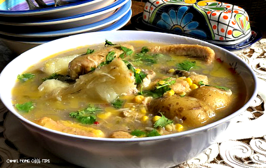 Colombian sancocho soup