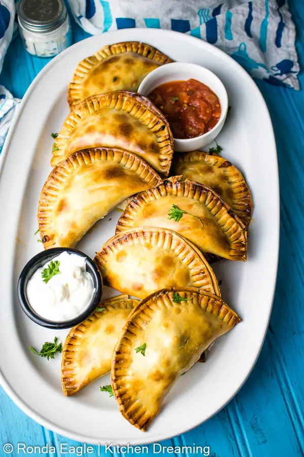 Empanadas Appetizers in a plate