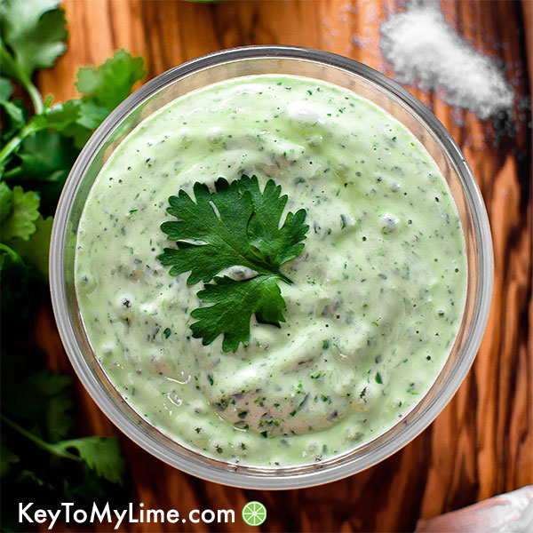 Cilantro-Lime Dipping Sauce