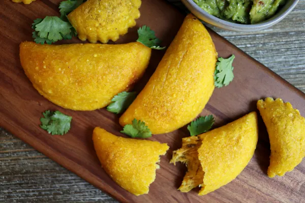 Cornmeal empanadas the Crispy Delights