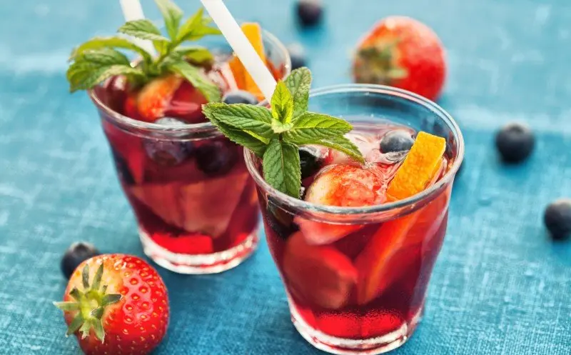 Fruity sangrias